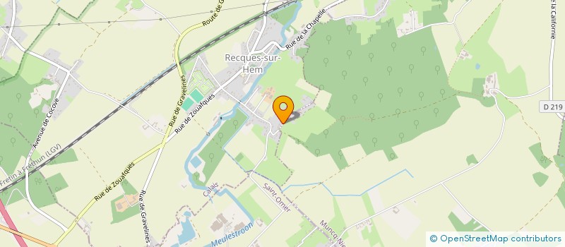 localisation de l'entreprise SOCIETE DE CHASSE DE RECQUES SUR HEM  RECQUES-SUR-HEM