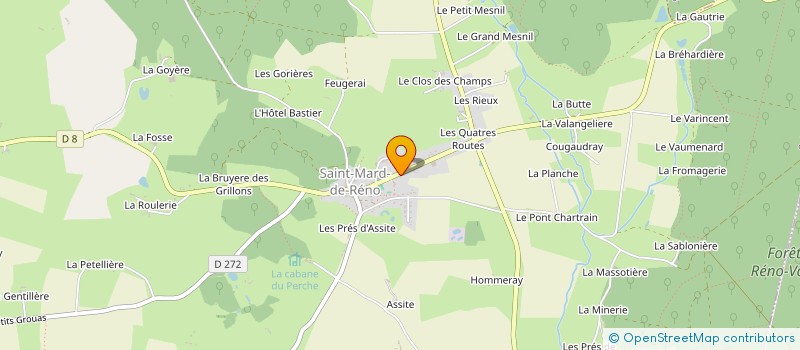 localisation de l'entreprise SOCIETE DE CHASSE DE RENO à SAINT-MARD-DE-RENO