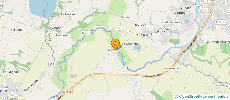 localisation de l'entreprise SOCIETE DE CHASSE DE ROUMAGNE  ROUMAGNE