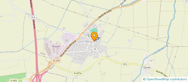 localisation de l'entreprise SOCIETE DE CHASSE DE SAINT BEAUZIRE  SAINT-BEAUZIRE