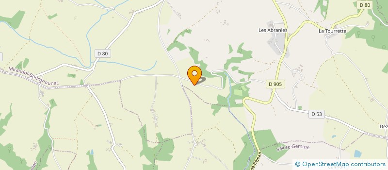 localisation de l'entreprise SOCIETE DE CHASSE DE SAINT-CHRISTOPHE à SAINT-CHRISTOPHE
