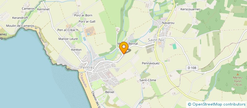 localisation de l'entreprise SOCIETE DE CHASSE DE SAINT NIC  SAINT-NIC