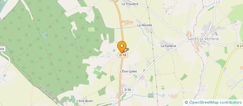 localisation de l'entreprise SOCIETE DE CHASSE DE ST ANDRE DE MESSEI à SAINT ANDRE DE MESSEI