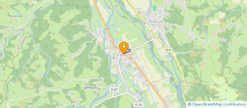 localisation de l'entreprise SOCIETE DE CHASSE DE TREBONS  TREBONS