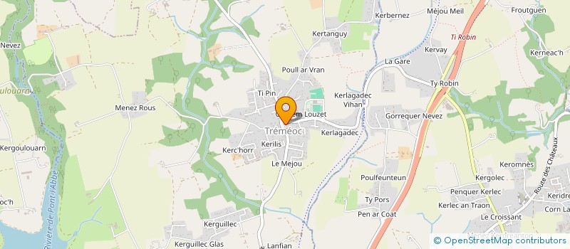 localisation de l'entreprise SOCIETE DE CHASSE DE TREMEOC  TREMEOC