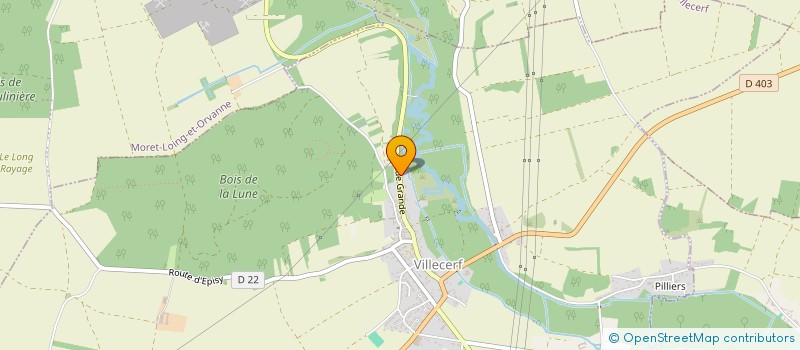 localisation de l'entreprise SOCIETE DE CHASSE DE VILLECERF  VILLECERF