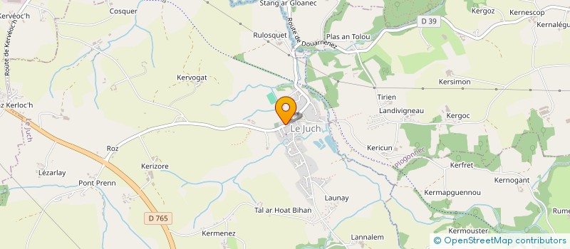 localisation de l'entreprise SOCIETE DE CHASSE DES STANGS LE JUCH  LE JUCH