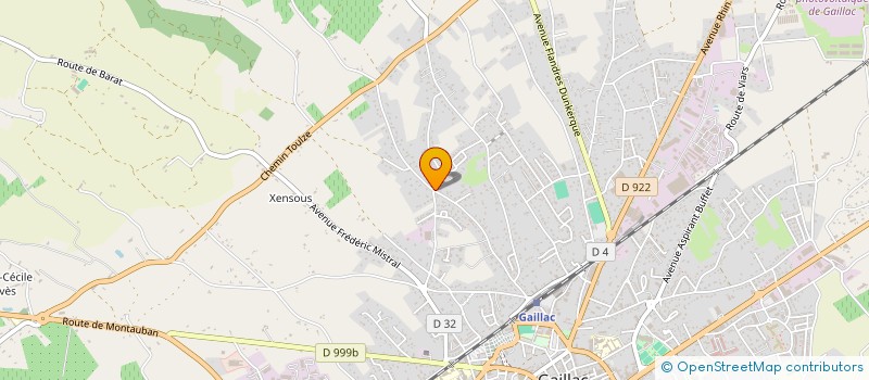 localisation de l'entreprise SOCIETE DE CHASSE DES VERRIERS  GAILLAC