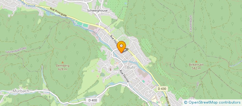 localisation de l'entreprise SOCIETE DE CHASSE DU HUGSTEIN  BUHL