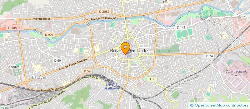 localisation de l'entreprise SOCIETE DE CHASSE DU SUD DE BRIVE  BRIVE-LA-GAILLARDE