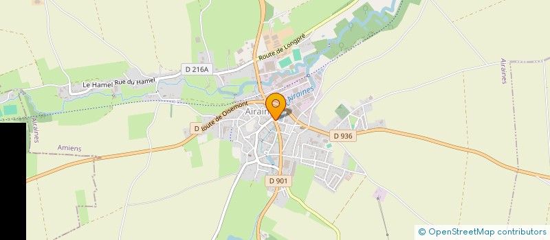 localisation de l'entreprise SOCIETE DE CHASSE EN PLAINE D AIRAINES  AIRAINES