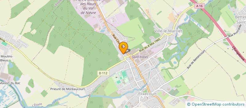 localisation de l'entreprise SOCIETE DE CHASSE EN PLAINE DE FLIXECOURT  FLIXECOURT