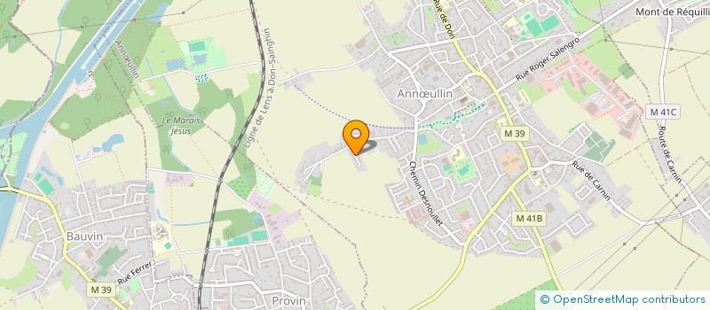 localisation de l'entreprise SOCIETE DE CHASSE L'AVENIR  ECOIVRES