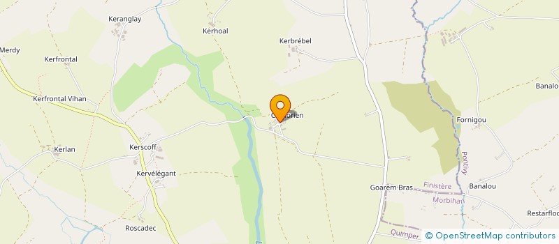 localisation de l'entreprise SOCIETE DE CHASSE L'ISOLE  SCAER