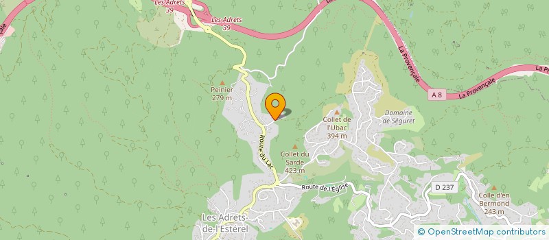 localisation de l'entreprise SOCIETE DE CHASSE LA BAGNOLAISE  BAGNOLS-EN-FORET