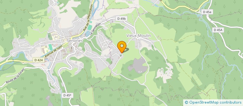 localisation de l'entreprise SOCIETE DE CHASSE LA COLOMBE  VIEUX-MOULIN