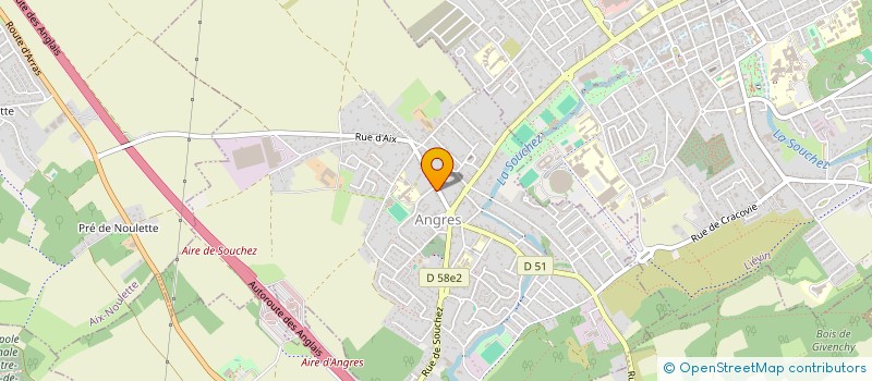 localisation de l'entreprise SOCIETE DE CHASSE LA COMMUNALE à ANGRES