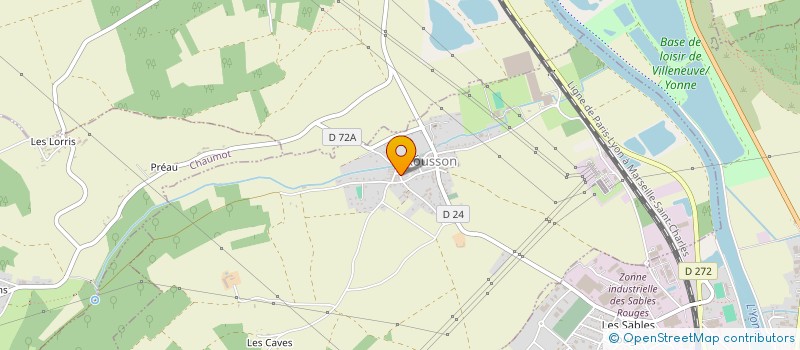 localisation de l'entreprise SOCIETE DE CHASSE LA FRATERNELLE DE ROUSSON  ROUSSON