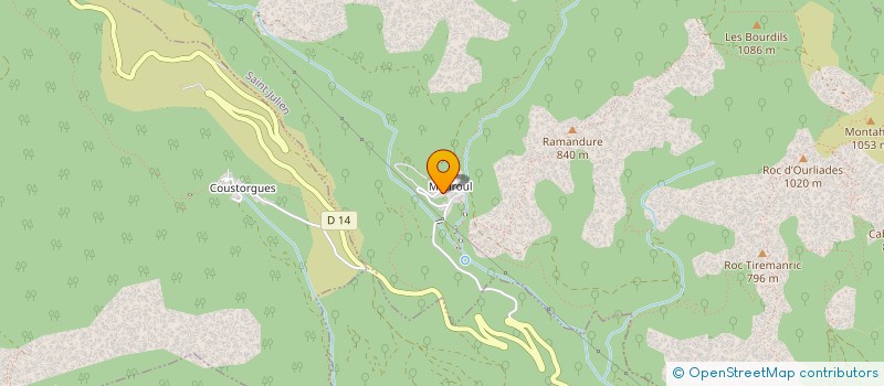 localisation de l'entreprise SOCIETE DE CHASSE LA MAUROULAISE  SAINT-JULIEN