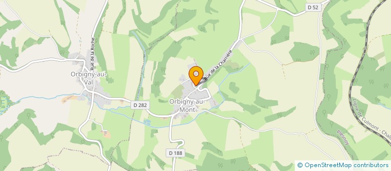 localisation de l'entreprise SOCIETE DE CHASSE LA PERDRIX à ORBIGNY-AU-MONT