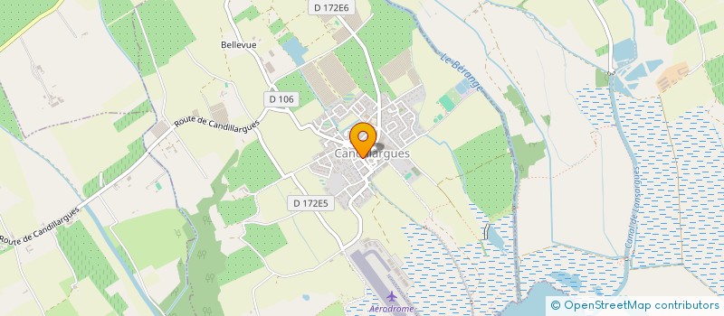 localisation de l'entreprise SOCIETE DE CHASSE LA SAINT HUBERT DE CANDILLARGUES  CANDILLARGUES