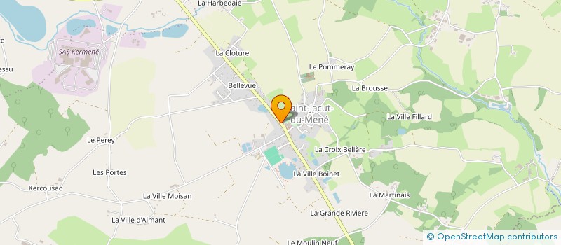 localisation de l'entreprise SOCIETE DE CHASSE LA SAINT-HUBERT DU MENE à LE MENE