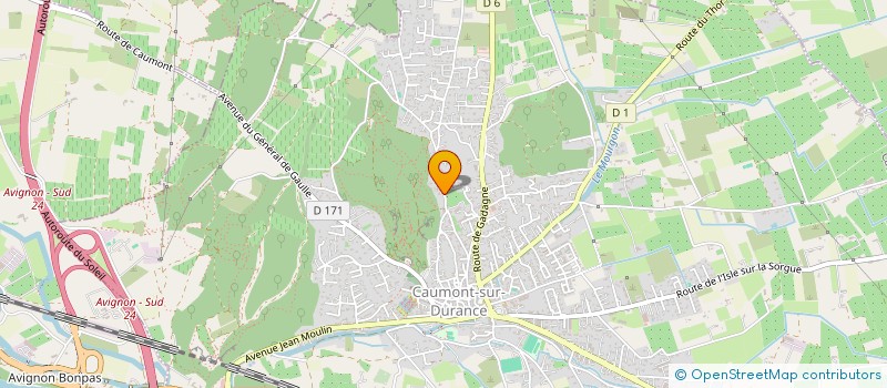 localisation de l'entreprise SOCIETE DE CHASSE LA VIGILANTE à CAUMONT-SUR-DURANCE