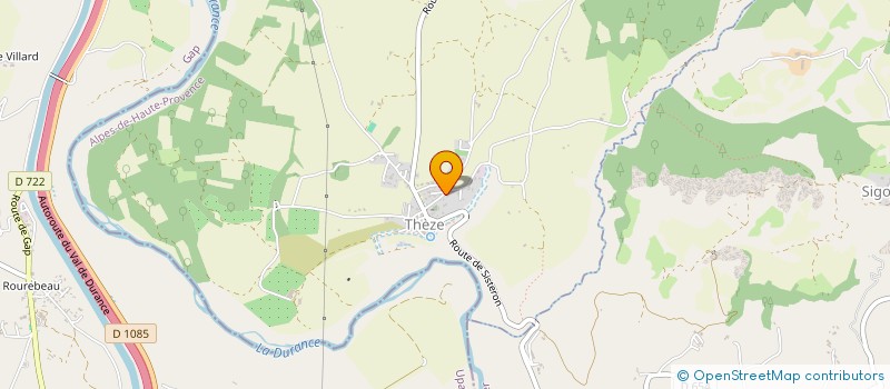 localisation de l'entreprise SOCIETE DE CHASSE LE MARAIS  THEZE