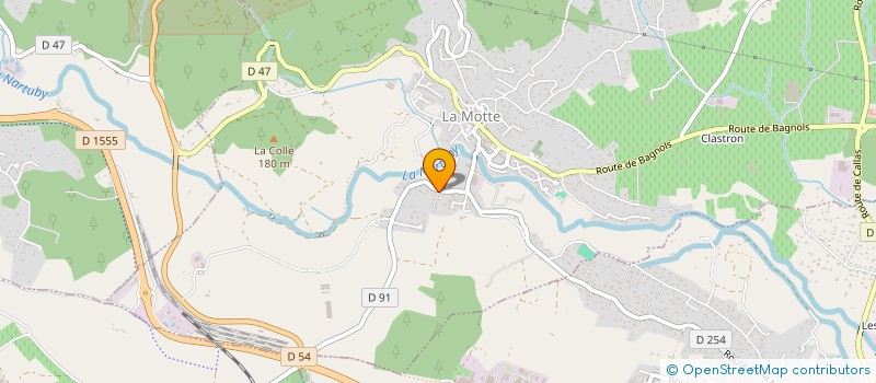 localisation de l'entreprise SOCIETE DE CHASSE LE ST HUBERT MOTTOIS  LA MOTTE