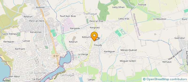 localisation de l'entreprise SOCIETE DE CHASSE LES FRANCS TIREURS  TREFFIAGAT