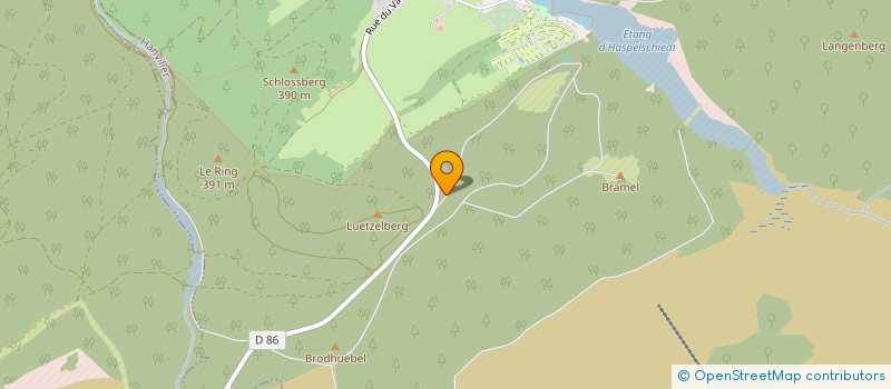 localisation de l'entreprise SOCIETE DE CHASSE MILITAIRE DE BITCHE  BITCHE