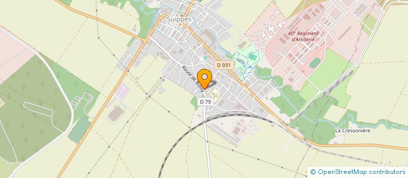 localisation de l'entreprise SOCIETE DE CHASSE MILITAIRE DU CAMP DE SUIPPES  SUIPPES