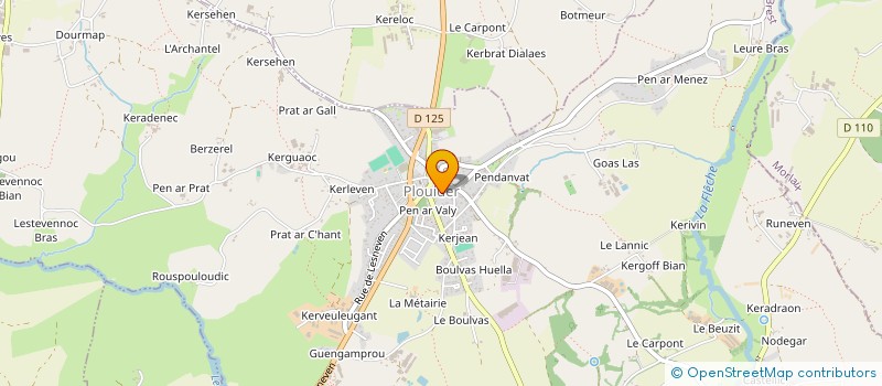 localisation de l'entreprise SOCIETE DE CHASSE PLOUIDER/GOULVEN  PLOUIDER