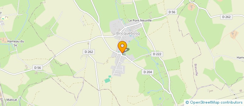 localisation de l'entreprise SOCIETE DE CHASSE SAINT HUBERT  BRICQUEBOSQ