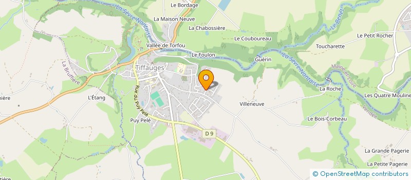 localisation de l'entreprise SOCIETE DE CHASSE SAINT HUBERT  TIFFAUGES