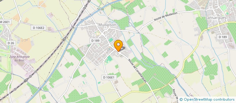 localisation de l'entreprise SOCIETE DE CHASSE SAINT HUBERT MUDAISONNAISE  MUDAISON