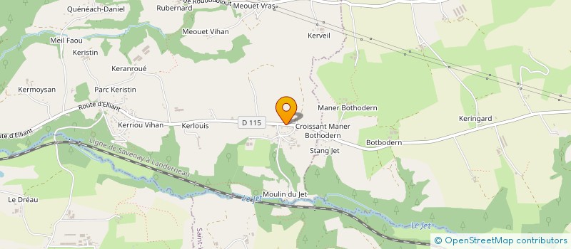 localisation de l'entreprise SOCIETE DE CHASSE TREZ AN DAOU ZOUR  ERGUE GABERIC