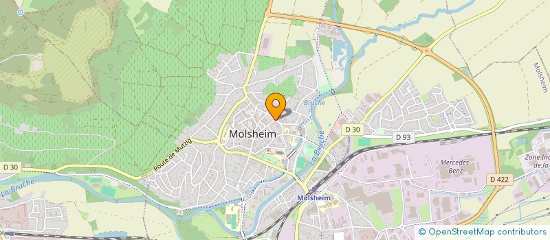 localisation de l'entreprise SOCIETE DE CHASSEURS EN FORET DE WISCHES  MOLSHEIM