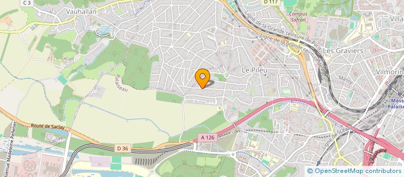 localisation de l'entreprise SOCIETE DE CHAUFFAGE REPARATIONS ASSISTANCE TECHNIQUE à PALAISEAU