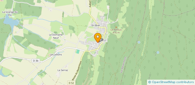 localisation de l'entreprise SOCIETE DE CHAUFFAGE SANITAIRE GROS à SAINT-ETIENNE-DU-BOIS