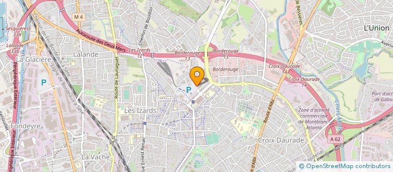 localisation de l'entreprise SOCIETE DE CHAUFFAGE URBAIN DE MAZAMET à TOULOUSE