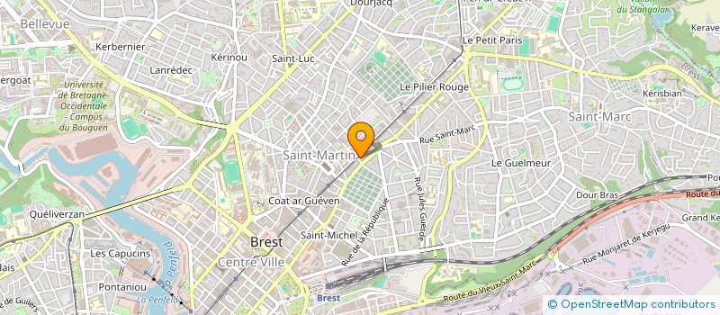 localisation de l'entreprise SOCIETE DE COMMERCE LE BRAS LUO à BREST