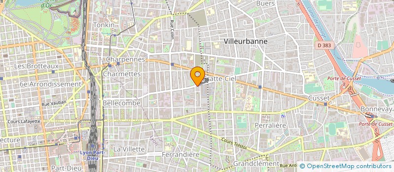 localisation de l'entreprise SOCIETE DE COMMERCES MULTIPLES SOCOM  VILLEURBANNE