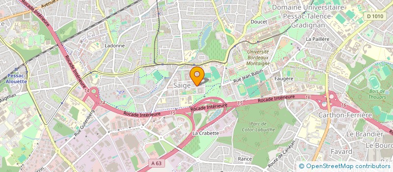 localisation de l'entreprise SOCIETE DE COMMERCIALISATION DE VIANDES  PESSAC