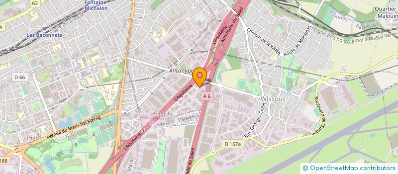 localisation de l'entreprise SOCIETE DE COMMERCIALISATION ET DE DISTRIBUTION à ANTONY