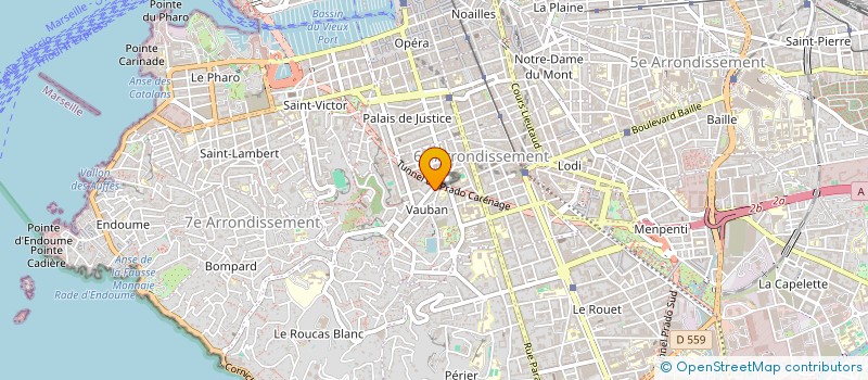 localisation de l'entreprise SOCIETE DE COMMUNICATION ARTISTIQUE LITTERAIRE ET PRODUCTION à MARSEILLE