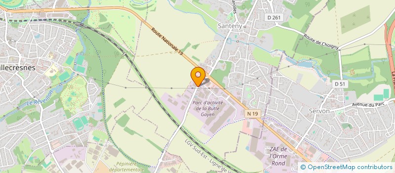 localisation de l'entreprise SOCIETE DE COMMUNICATION PRESSE ET EDITION S.C.P.E  SANTENY