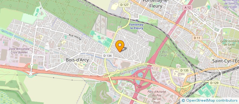 localisation de l'entreprise SOCIETE DE COMPTABILITE GESTION ET FISCALITE DES ENTREPRISES  BOIS-D'ARCY