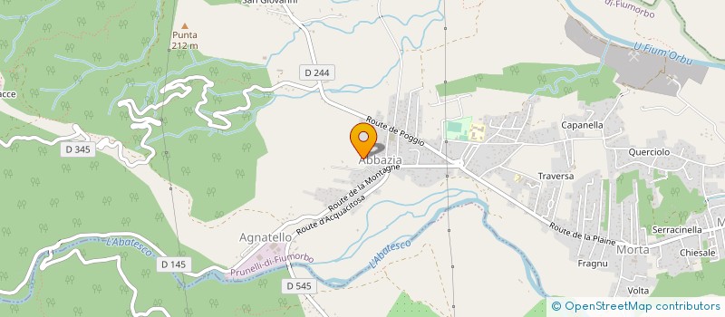 localisation de l'entreprise SOCIETE DE CONCASSAGE DU FIUMORBO à PRUNELLI-DI-FIUMORBO