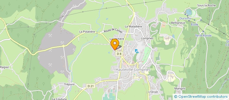 localisation de l'entreprise SOCIETE DE CONCASSAGE ET DIVERS OUVRAGES à PLATEAU D'HAUTEVILLE